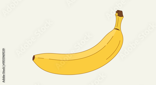 Fresh Yellow Banana Fruit.