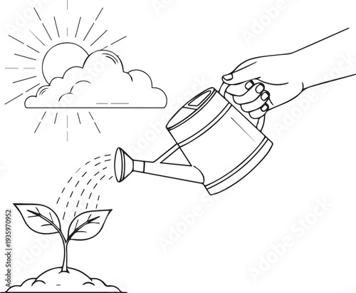 Vector illustration of a girl jumping rope at a playground