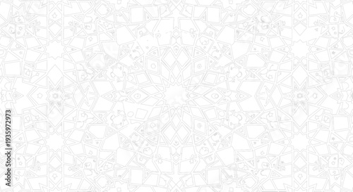 Intricate Geometric Pattern - Abstract Islamic Art Background
