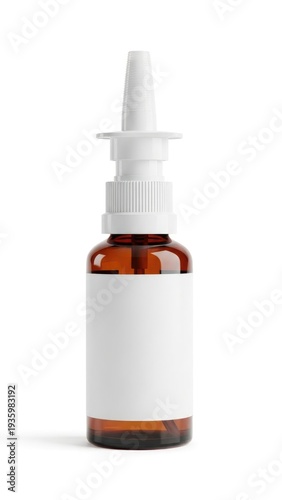 medicine bottle isolated on white