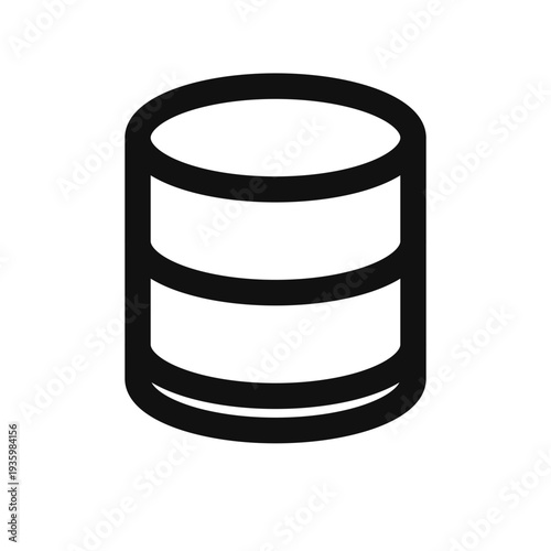 Database server storage icon vector