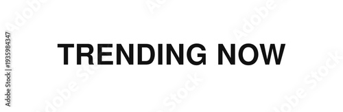 Metallic silver trending now badge label vector