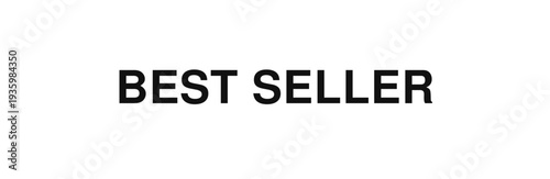 Metallic silver best seller badge label vector