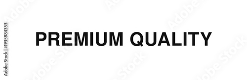 Metallic silver premium quality badge label vector