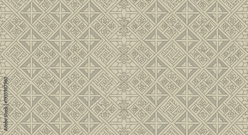 Intricate Geometric Pattern Wallpaper