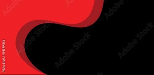 Red Black Abstract Liquid Shape Background With Modern Contrast