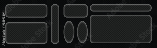 Wallpaper Mural Liquid glass button interface design with modern gui elements and futuristic touch Torontodigital.ca