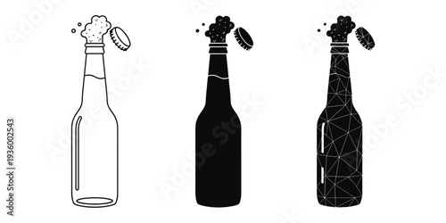 Beer Bottle Opening Icon
