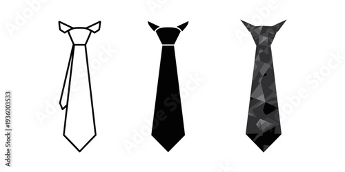 Free Download Three Necktie Styles - GFXLoad