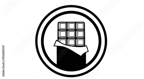 Chocolate Bar Icon Symbol