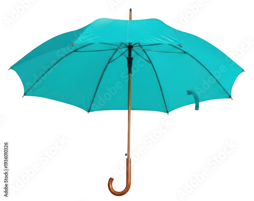 Turquoise umbrella png rain drops png outdoor protection png downpour png isolated png transparent background image