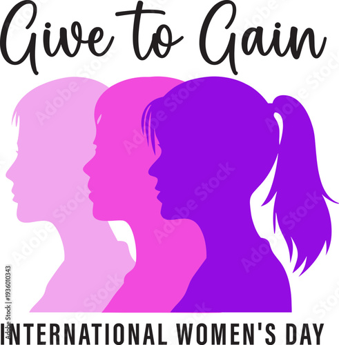 Give To Gain International Women’s Day Svg