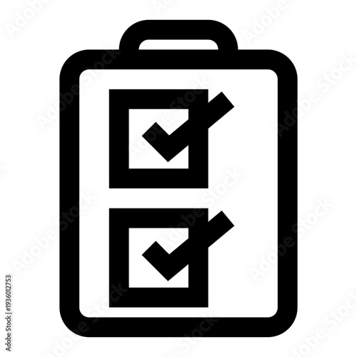 Checklist Outline Icon