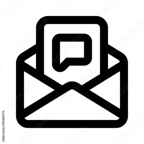 Email Marketing Outline Icon