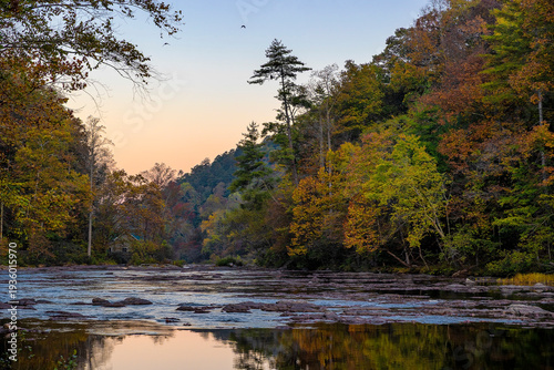 Bald River in Tellico Plains, along the Cherohala Skyway in the Great Smoky Mountains of Tennessee
