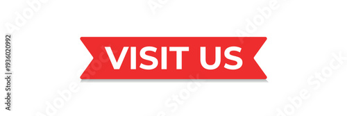 visit us button and banner sign.