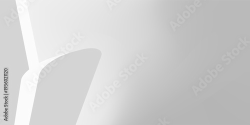 White product display stage on background area. Suitable for showcasing products, mockups, or presentations in a clean and elegant way.