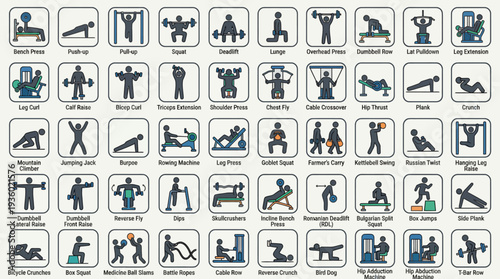 Gray and teal vector icon set of people performing diverse activities - sports, fitness, travel, work, hobbies, and daily life in a clean, UI-friendly grid.