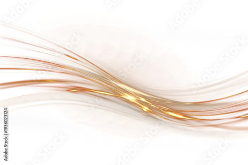 Glowing orange light streaks, abstract futuristic energy trail, digital background, motion blur
