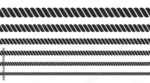 Rope Vector Lines Collection