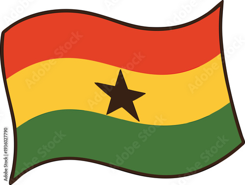 Ghanaian flag