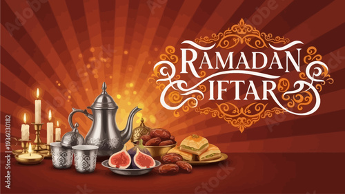 Traditional Food and Drink Display in a Festive Setting