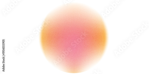 Color gradient, gradation circle, vector grain noise texture holographic blur abstract background. Color watercolor gradient blend mesh of neon iridescent colors gradation
