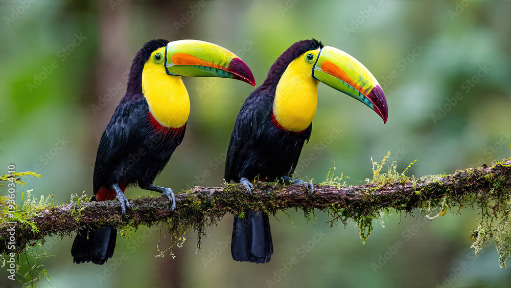 Obraz premium toucan on a branch