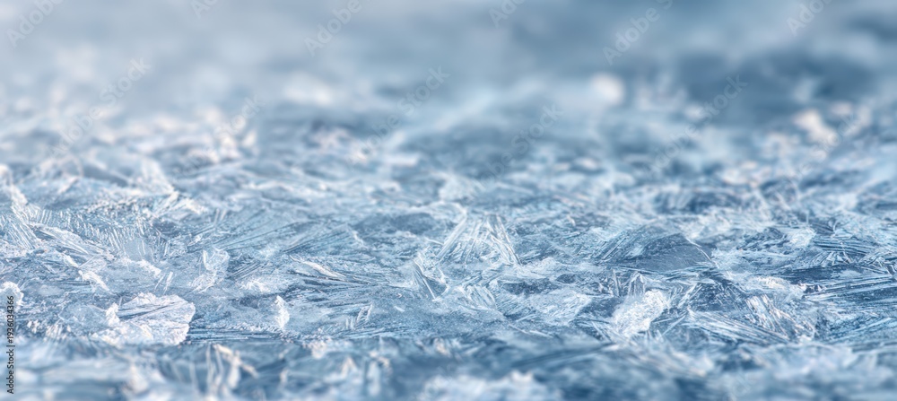 Obraz premium Macro Detail of Crystalline Ice Surface with Pebbled Texture