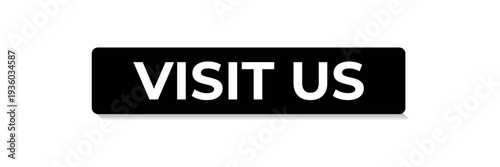 visit us button isolated on transpatent background.