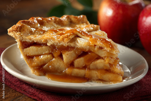 A slice of apple pie generative AI