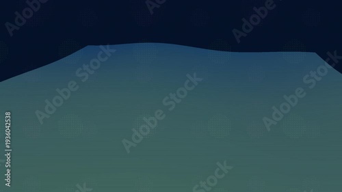 Blurry Landscape with Dark Blue Sky.