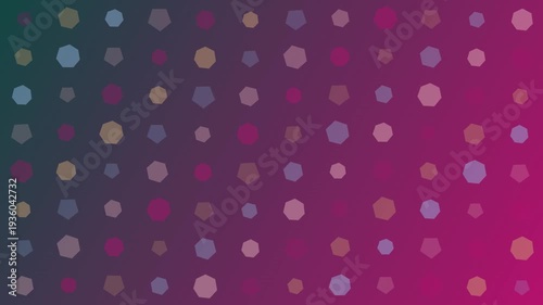 Colorful Gradient Background with Hexagonal Pattern.