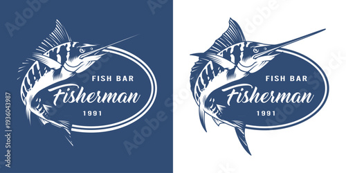 Sign design for fish bar