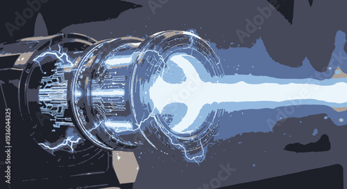 Electrical Connection with Sparks and Wrench Tool
