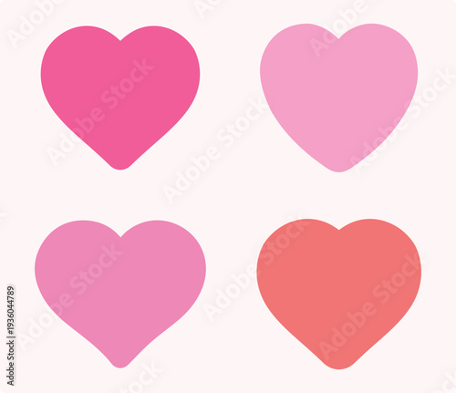 Love, Valentine's Day, heart, passion, romance, holiday, joy. Cupid, pink color, couple, celebration, couple, celebration. Special, encounter, concept, form. Icon, set, shape