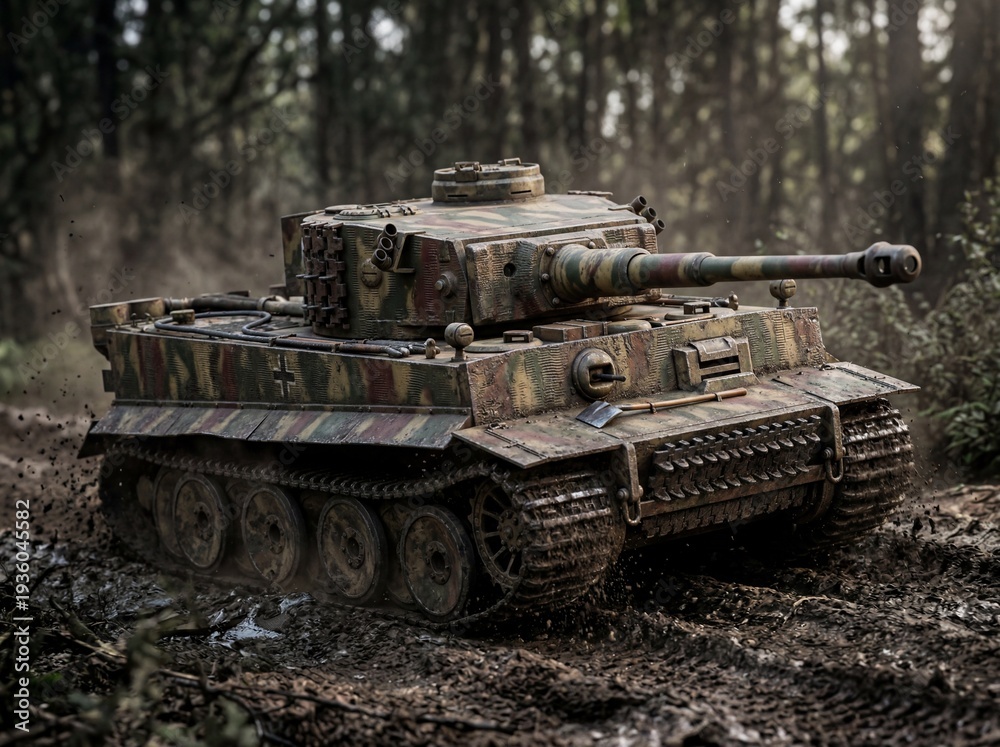 Obraz premium German tiger tank