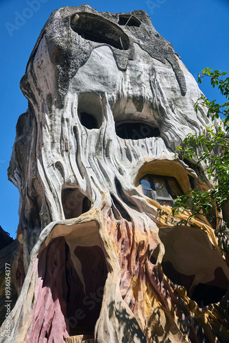 Vietnam. Dalat. Hotel Crazy House. Three-story building