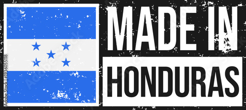 Honduras Made In Grunge Stamp