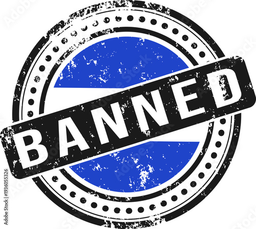 Nicaragua Banned Grunge Stamp