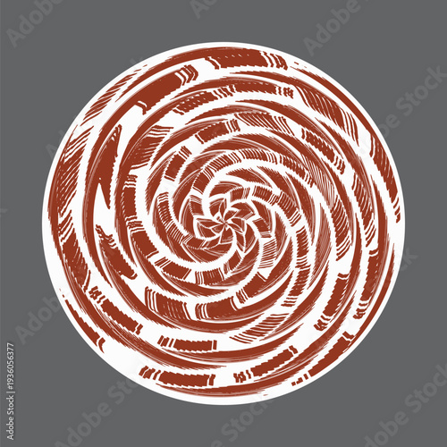 background of wabi sabi slyle with simple and organic abstract shapes and flowers in vases. best colors for wabi sabi and japandy style. contemporary vector illustration, round carpet pattern design