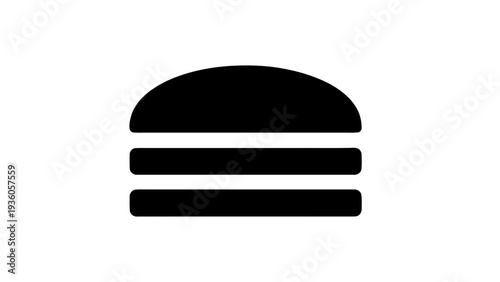 Vector illustration of black hamburger icon on isolated for web and mobile on a transparent background