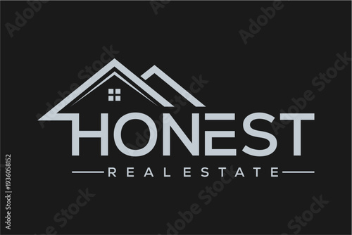 Honest Real Estate Company Logo Design.