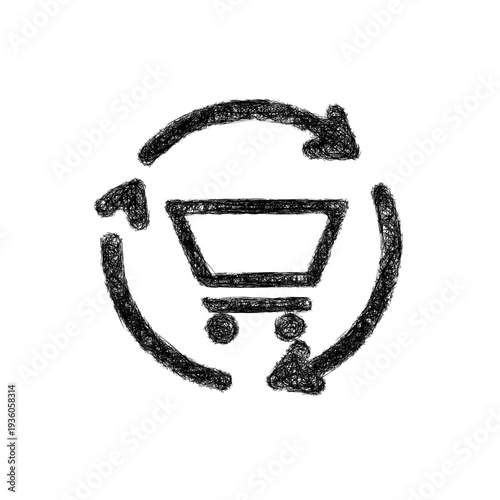 Sketch update cart icon design