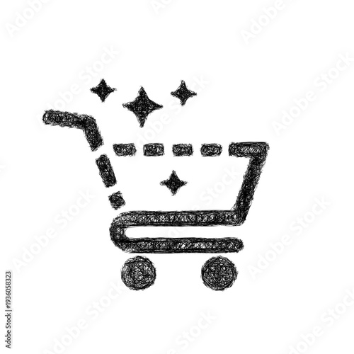 Sketch cart empty icon design