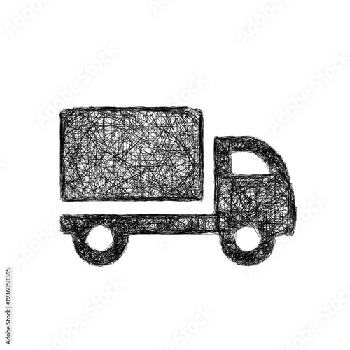 Sketch shipping information icon design