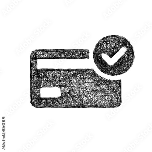 Sketch payment successful icon design