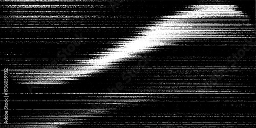 Grunge Monochrome Background with Rough Analog Noise and Glitch Effect