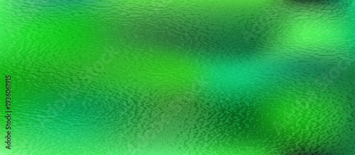 green Foil Texture Background with Glass Effect or sea green glass texture. Abstract gradient bright light reflection and shiny rough texture surface. Glass effect background