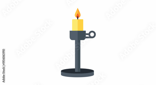 Candle in Holder